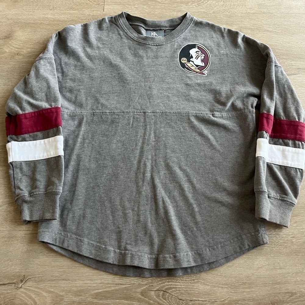 Florida State Boys long sleeve gray shirt Cotton SZ M